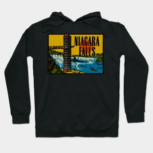 Vintage Niagara Falls Decal Hoodie